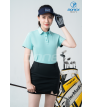 Áo thể thao nữ AC-3846 xanh ngọc phối navy